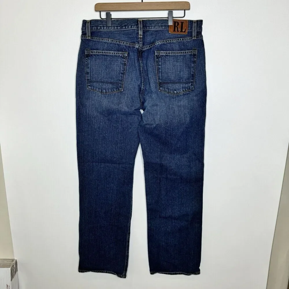 RL Ralph Lauren Ashmore Jeans SIZE 36x34 Blue